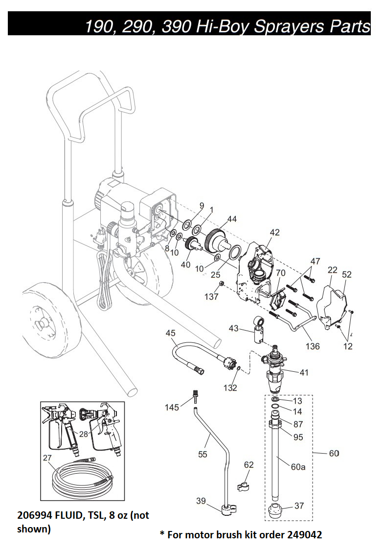 Graco 190 PC Hi-Boy Sprayers Parts (2)