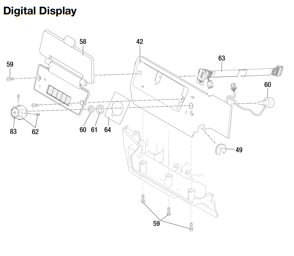 Graco Ultra Mark Vll XT Standard Digital Display Electric Airless Sprayer Parts List