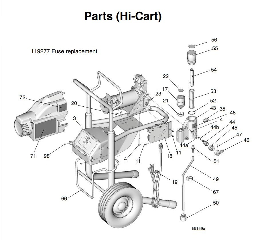 Graco 190LTS Hi-Cart Parts (Model 257075) Part 2
