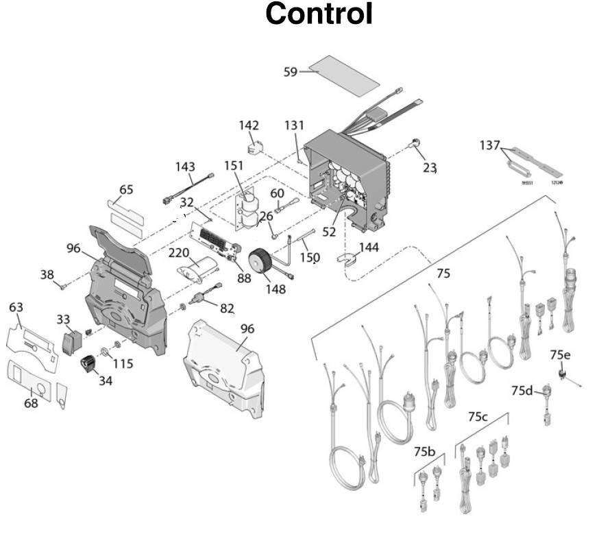 Graco Mark VII HD Control Parts List