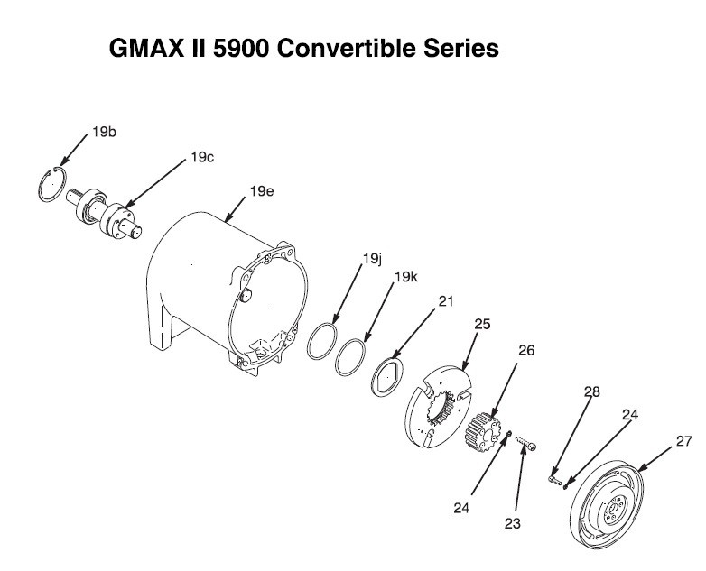 Graco GMAX II 5900 Convertible Series Gas Airless Sprayer Parts (3)