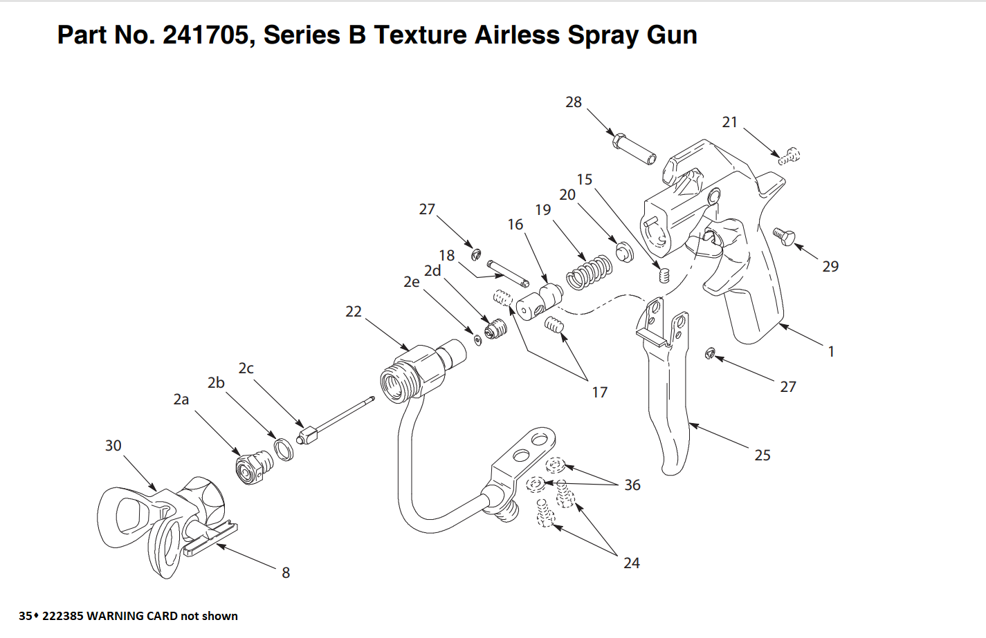 Graco 1095 Pro Contractor Series B Texture Airless Spray Gun
